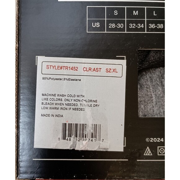 Levis Mens Boxer Briefs XL Microfiber 4 Pack Multicolor Tagless Fly Front New - Picture 5 of 7